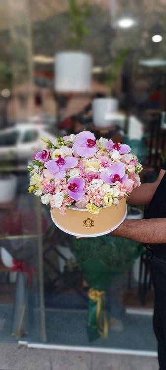 باکس گل ترکیبی ارکیده